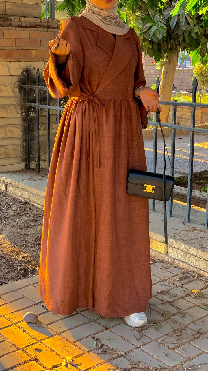 Blaizer dress - Choco brown